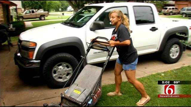 Thieves Drive Away With Coweta Girl's Mowing Business
