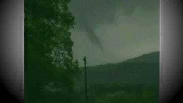 WEB EXTRA: WARN Chaser Darren Stevens Video Of Honobia [LeFlore County] Tornado