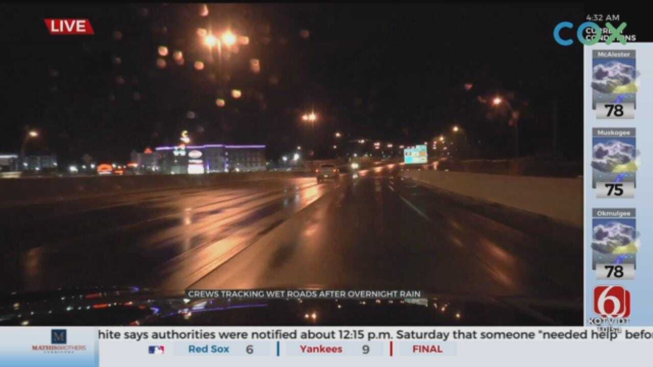 WATCH: Joseph Holloway Gives An Update On Early Morning Road Conditions