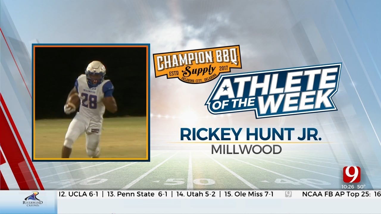Athlete Of The Week: Rickey Hunt Jr.