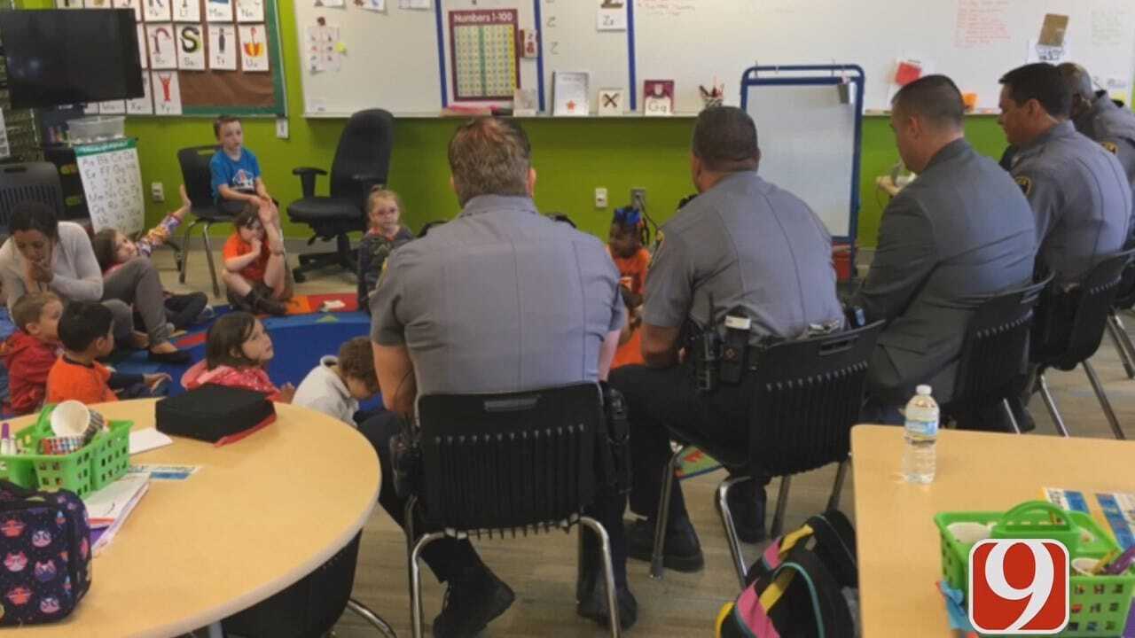 WEB EXTRA: OKC Pre-K Students Honor Police Officers