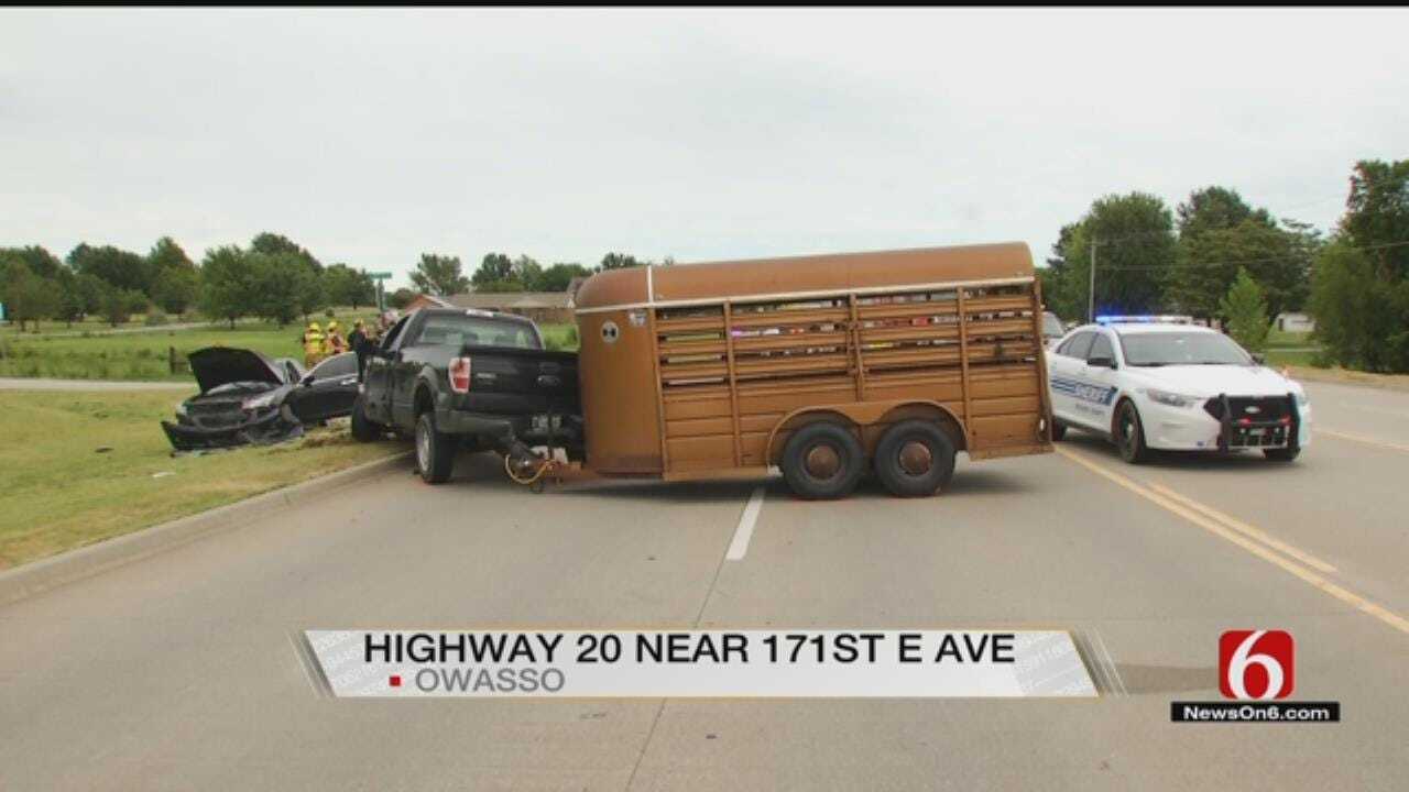 Highway 20 Westbound Lanes At 171st E. Ave Reopened After Injury Collision