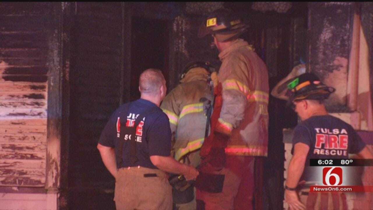 Firefighter Injured At Downtown Tulsa House Fire