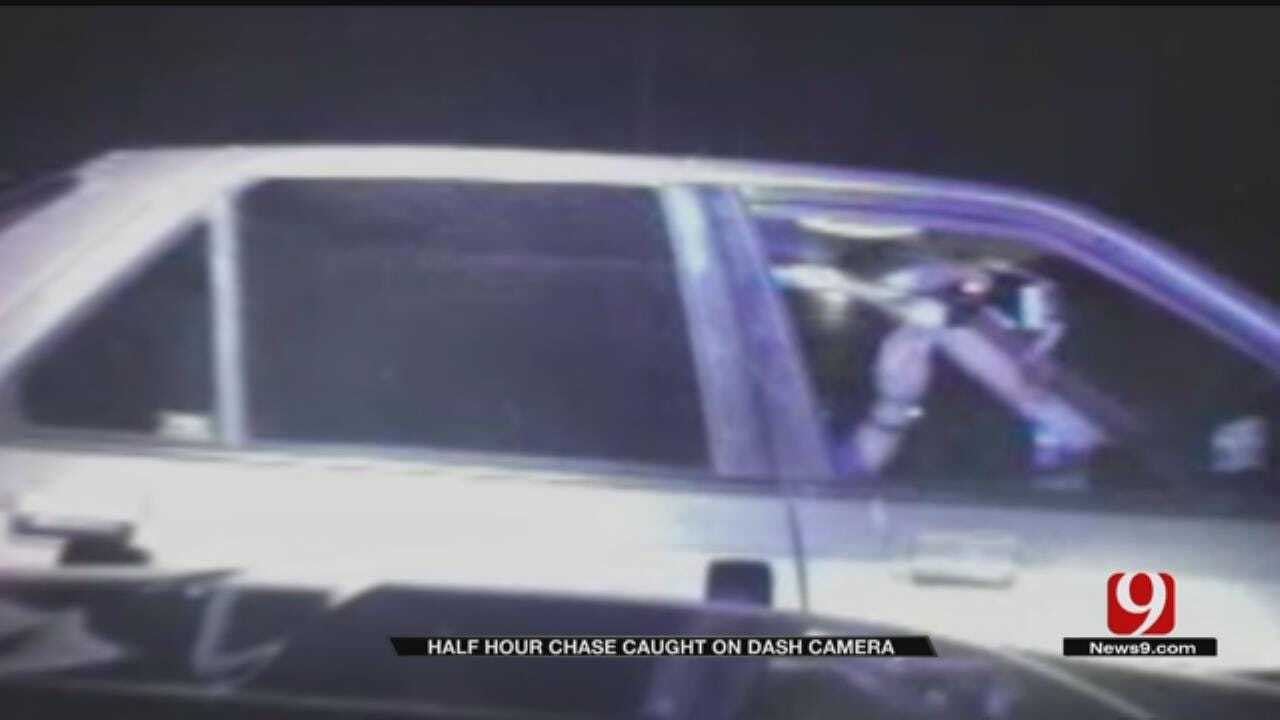 Edmond PD Dashcam Video Shows Daring 30-Minute Chase
