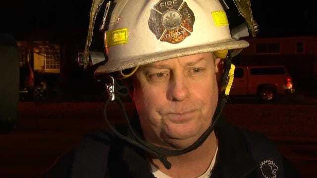 WEB EXTRA: Tulsa District Fire Chief Glen Brigan Talks About House Fire