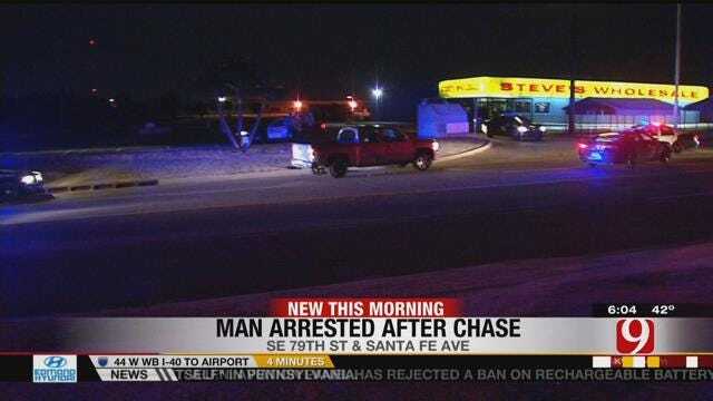 Man Arrested After Leading OKC Police On High-Speed Chase
