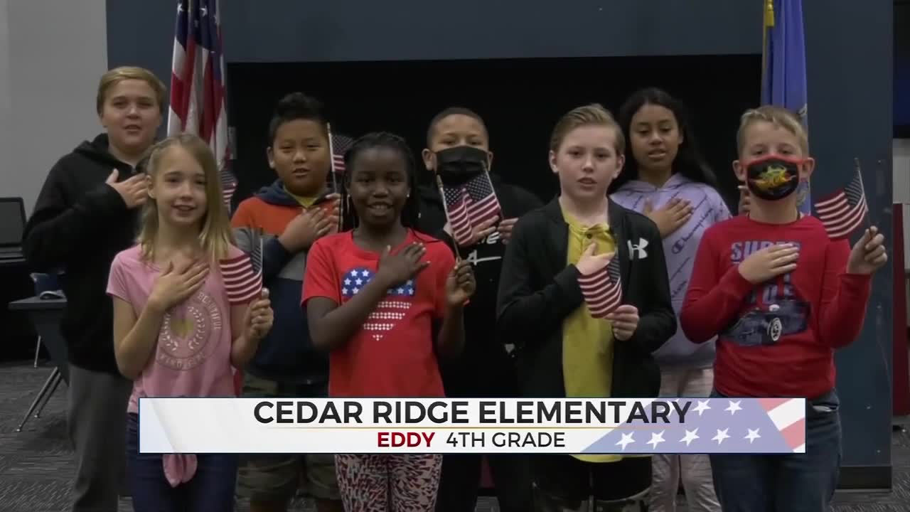 Daily Pledge: Mrs. Eddy's From Cedar Ridge Elementary