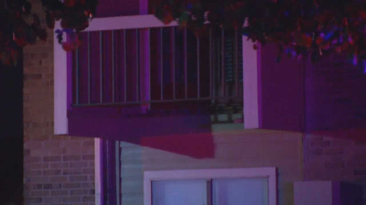 WEB EXTRA: Video From Scene Of Tulsa Apartment Balcony Collapse