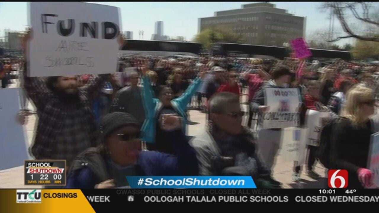 Teachers Ready For Day 3 Of Walkout, Despite Early Frustrations