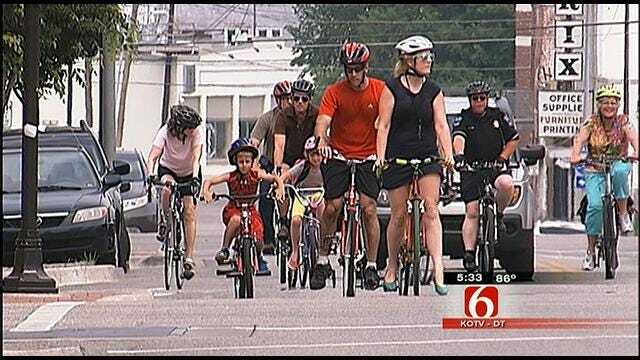 Tulsa's City Leaders Take Bike Tour For New Perspective