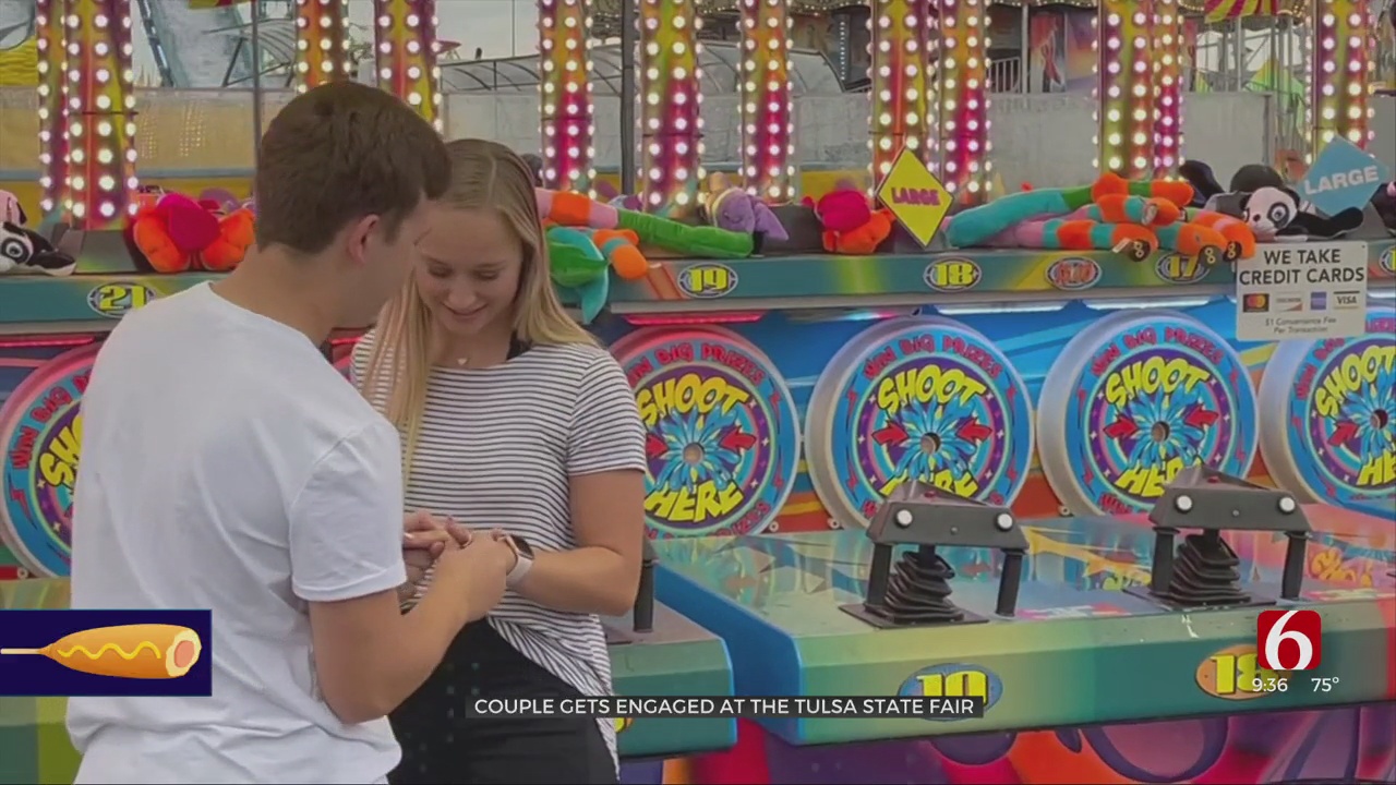 Couple Gets Engaged At Tulsa State Fair 