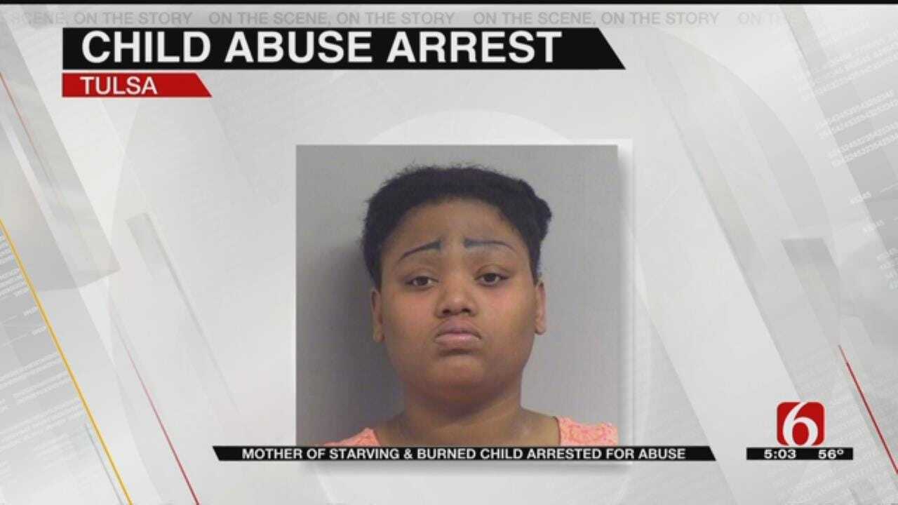 Police: Mother Of Emaciated, Burned & Bruised Tulsa Child Arrested