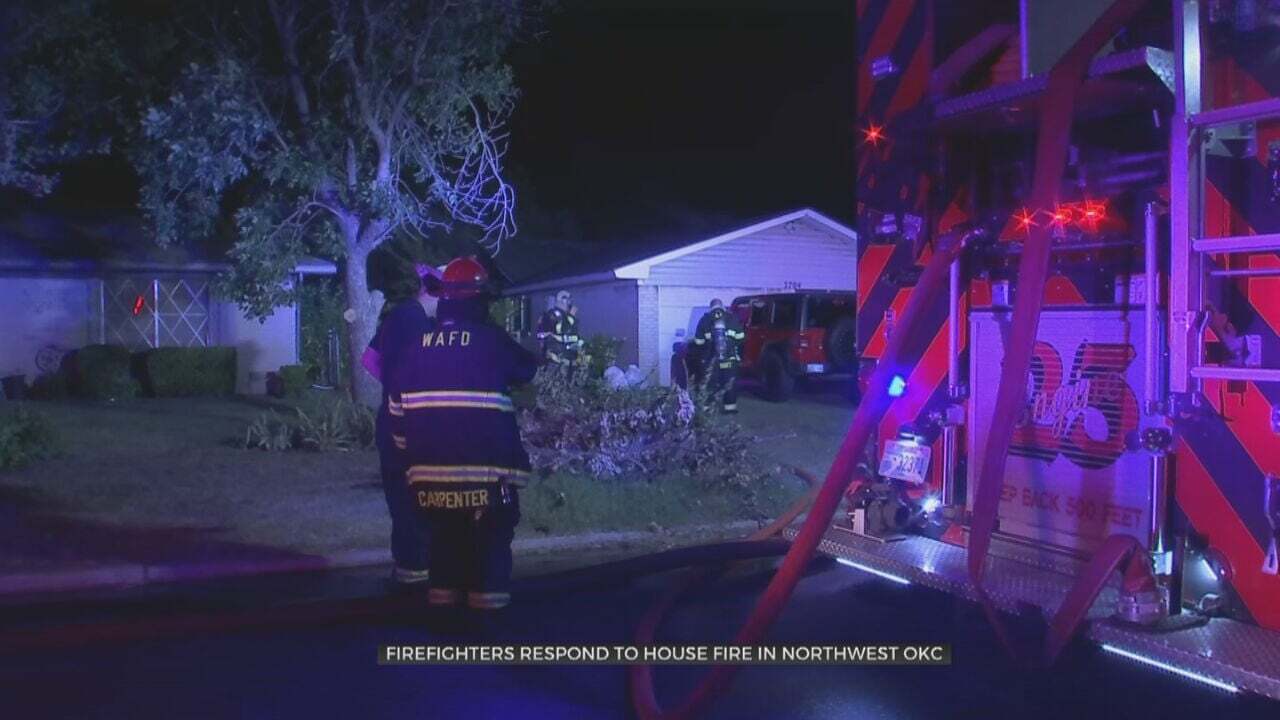 Fire Crews Respond To House Fire In NW OKC