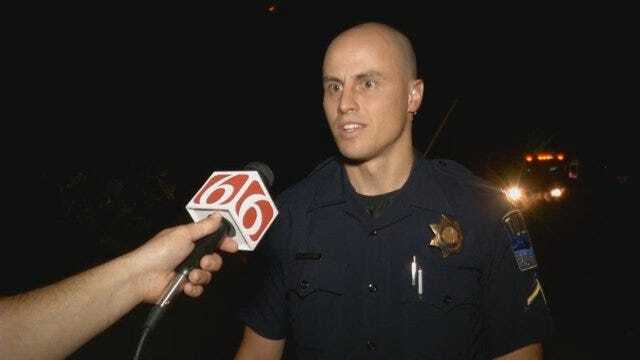WEB EXTRA: Tulsa Police Officer Brent Barnhart Talks About Chase