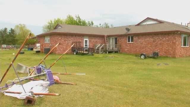 WEB EXTRA: Video Of Tulsa County Storm Damage Near Collinsville
