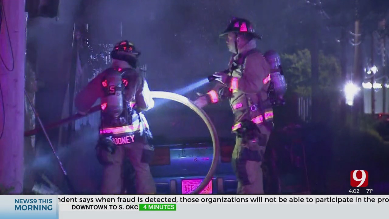 OKC Firefighters Respond To 2 Overnight Fires
