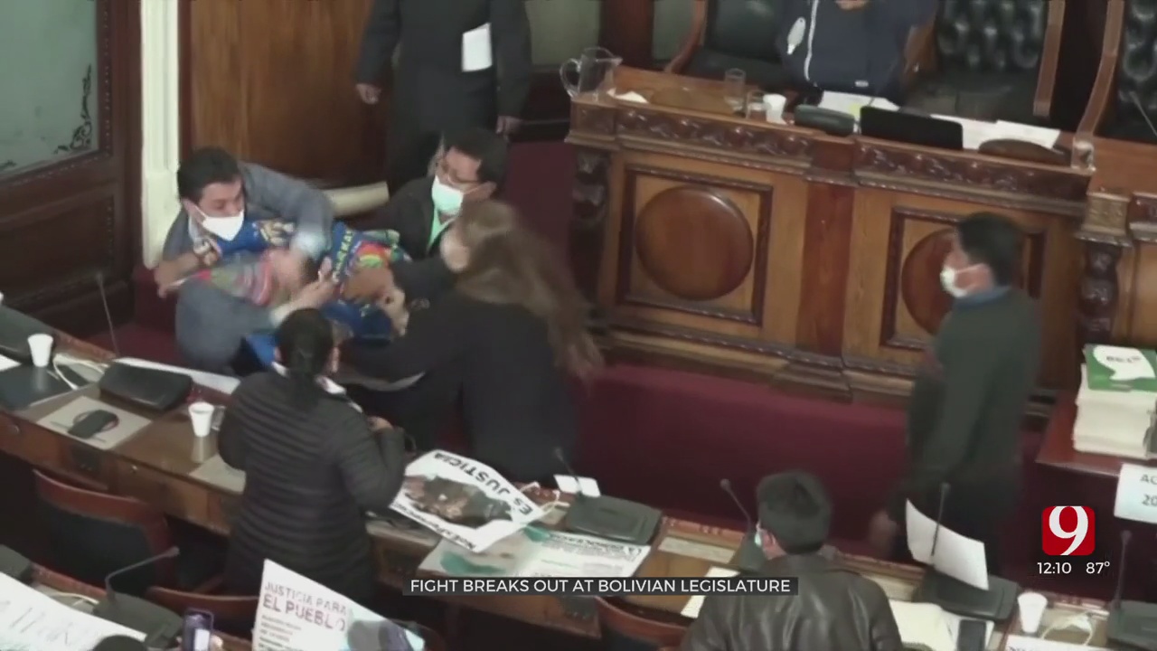 Brawl Breaks Out On House Floor Of Bolivian Legislature