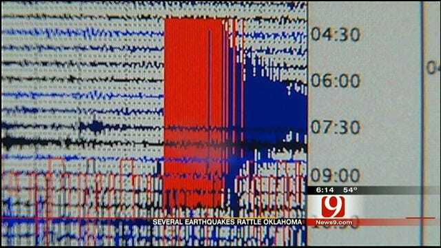 Series Of Earthquakes Rattles Central Oklahoma On Tuesday