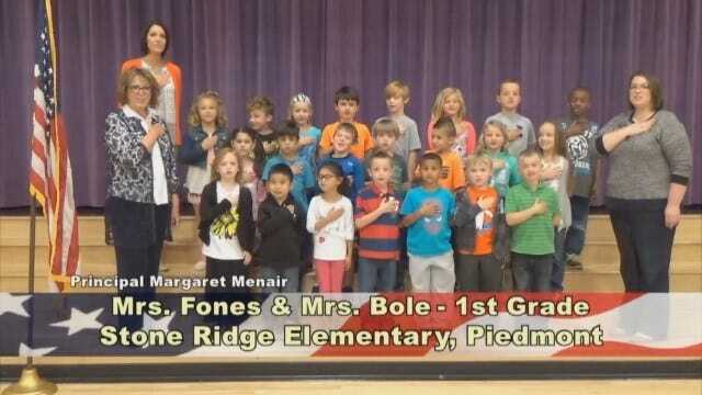 Mrs. Fones and Mrs. Bole's 1st Grade Class At Stone Ridge Elementary