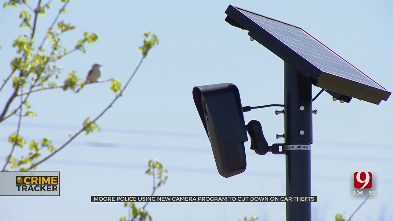 Moore Police, Residents Track Stolen Cars Using License Plate Reading Cameras 