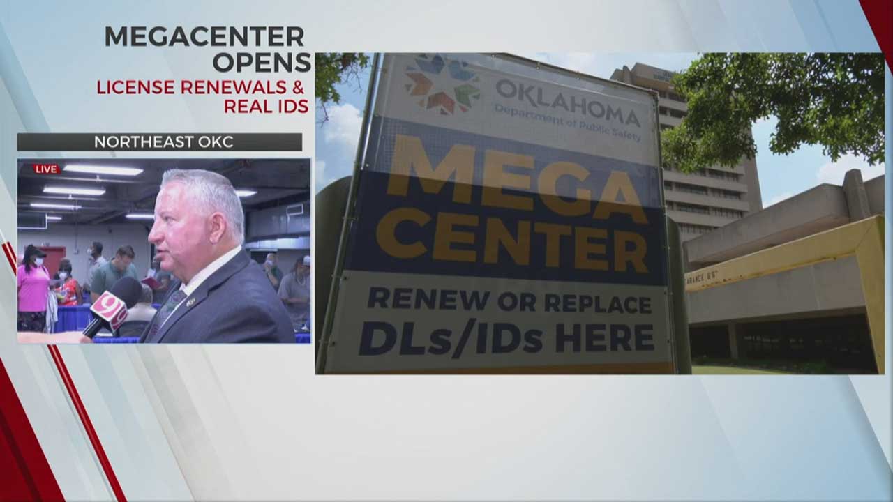 DPS Opens Up Megacenter In OKC To Help Oklahomans Renew Driver's Licenses, ID Cards
