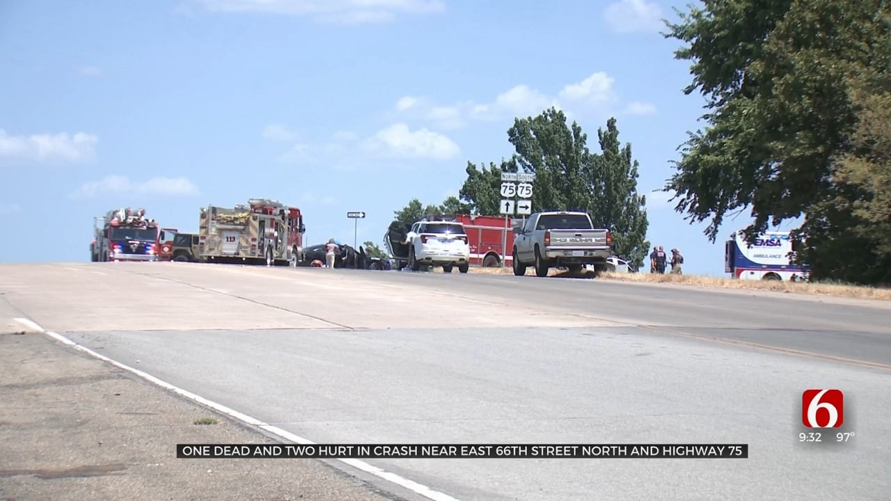 69-Year-Old Man Dies In Tulsa County Crash