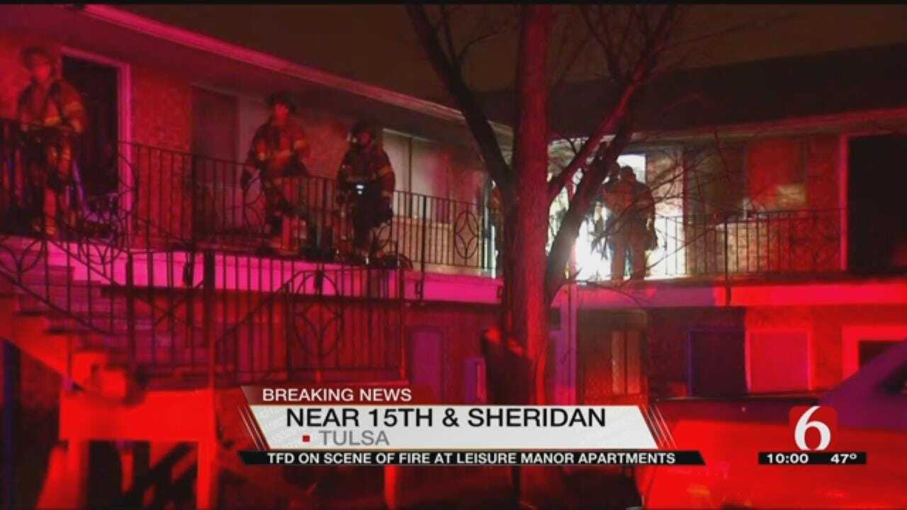 Tulsa Firefighters Respond To Leisure Manor Apartment Fire