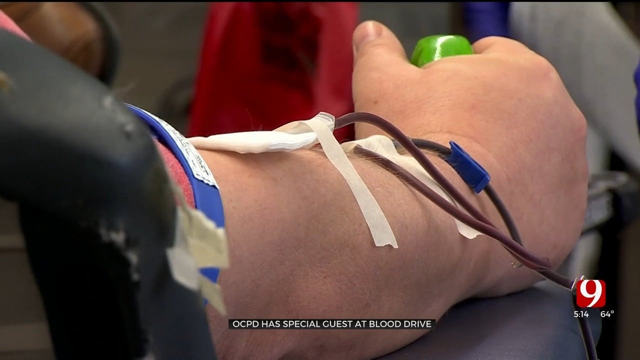 OCPD Holds Blood Drive In Honor Of Oklahoma Co. Deputy Injured In Line Of Duty
