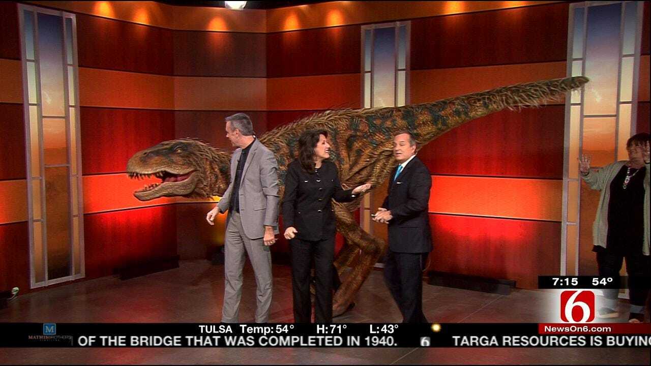 T-Rex Dinosaur Visits 6 In The Morning