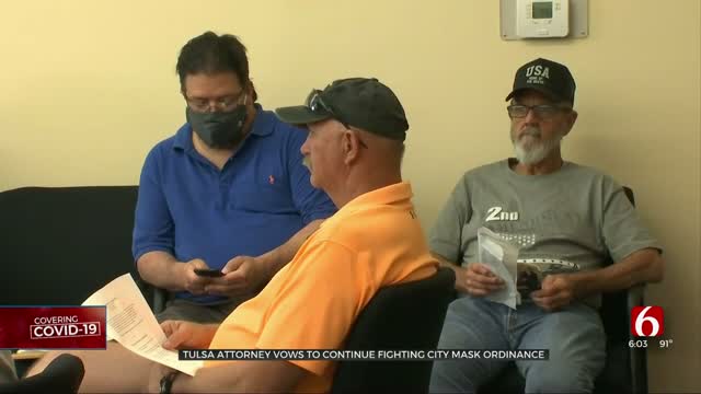 Tulsa Former Attorney Vows To Continue Fighting City Mask Ordinance 