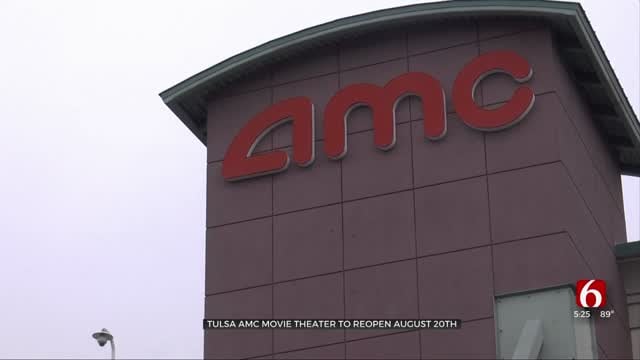Tulsa’s AMC Movie Theater To Reopen August 20 