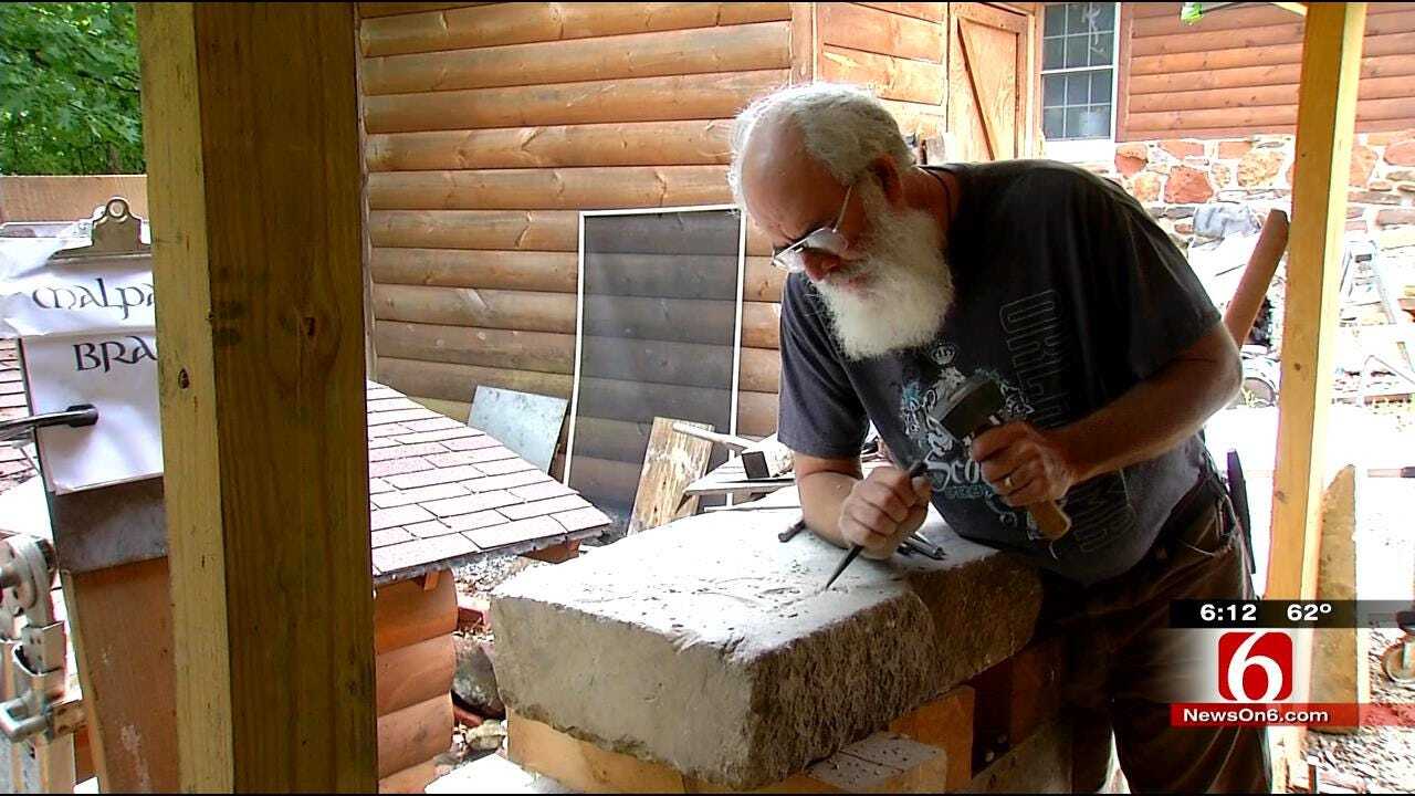 Tulsa Artist's Stone Carvings Featured During Renaissance Festival