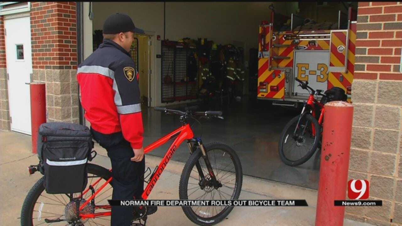 Norman Fire Department Starts Bicycle Response Team