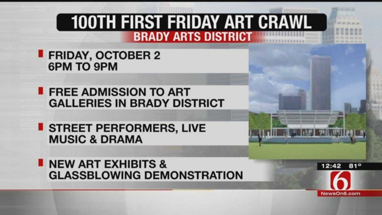 Tulsa's Brady Arts District Celebrates Its 100th Monthly Art Crawl