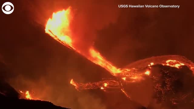 Watch: Kilauea Volcano On Hawaii's Big Island Erupts