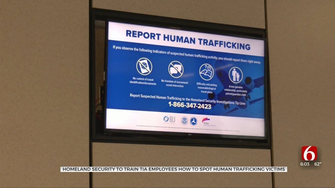 Homeland Security To Train Tulsa Airport Employees On Spotting Human Trafficking