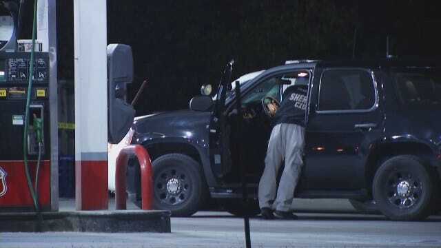 WEB EXTRA: Video From Scene Of Turley Gas Station Robbery