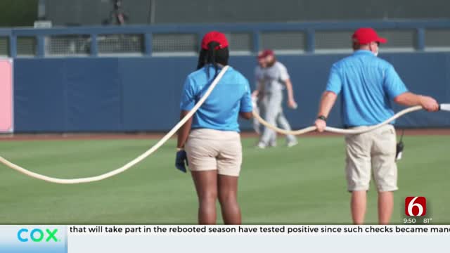 Tulsa Drillers Groundskeeper Translates Love For Baseball Into Her Work 