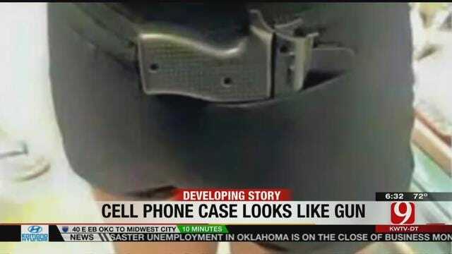 Authorities Warn Against Gun-Shaped Cell Phone Case