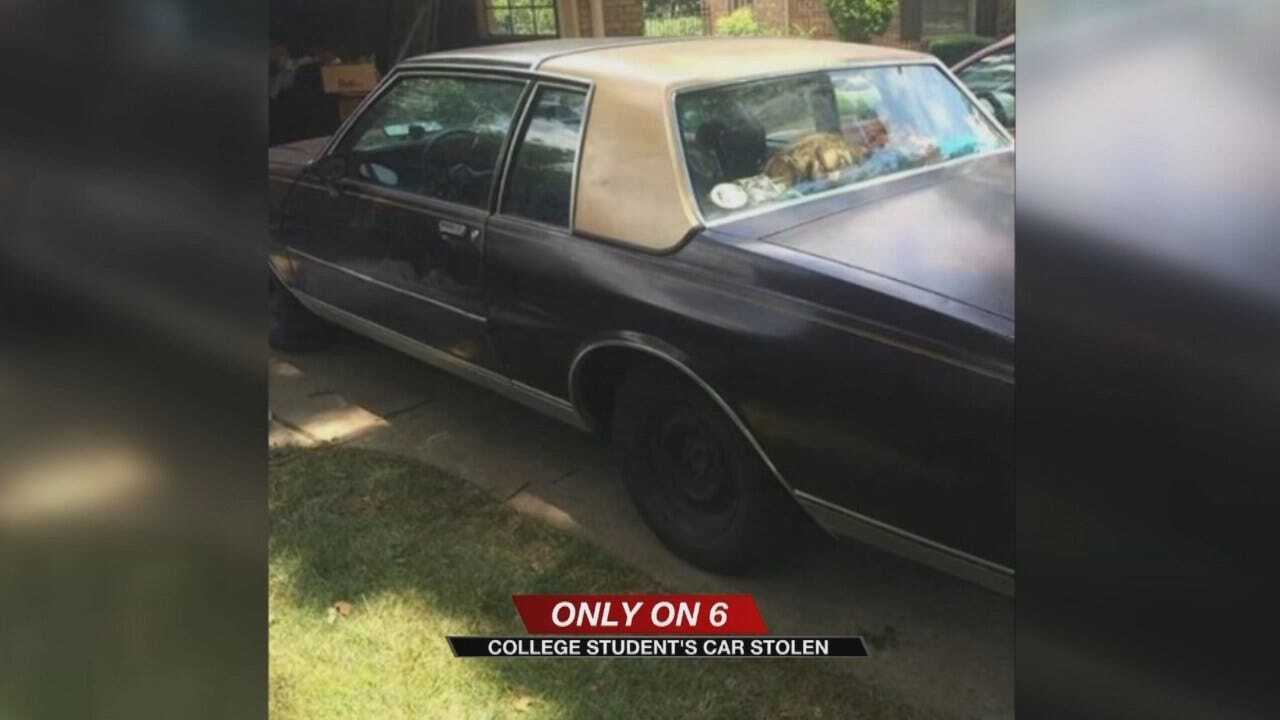 TCC Student Looking For Help Finding Unique Stolen Car