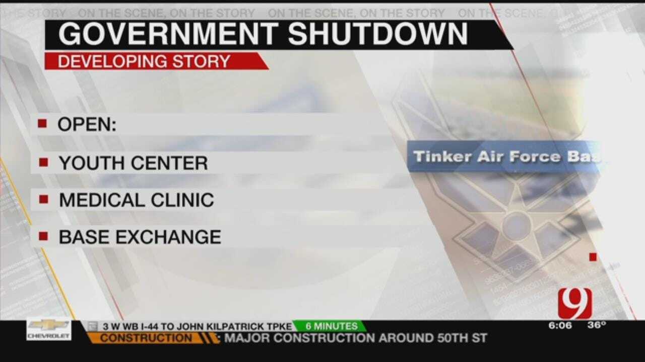 Government Shutdown To Affect Tinker AFB Employees