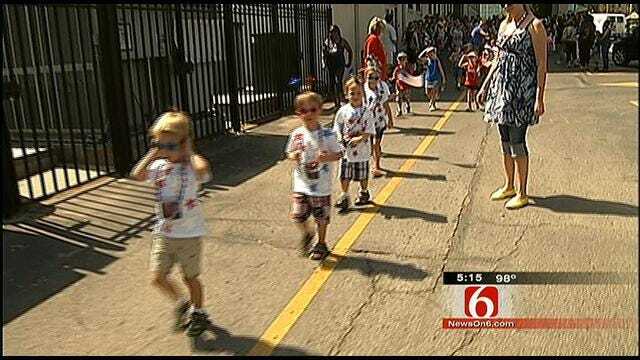 Tulsa Kids Celebrate Independence Day With Downtown Parade