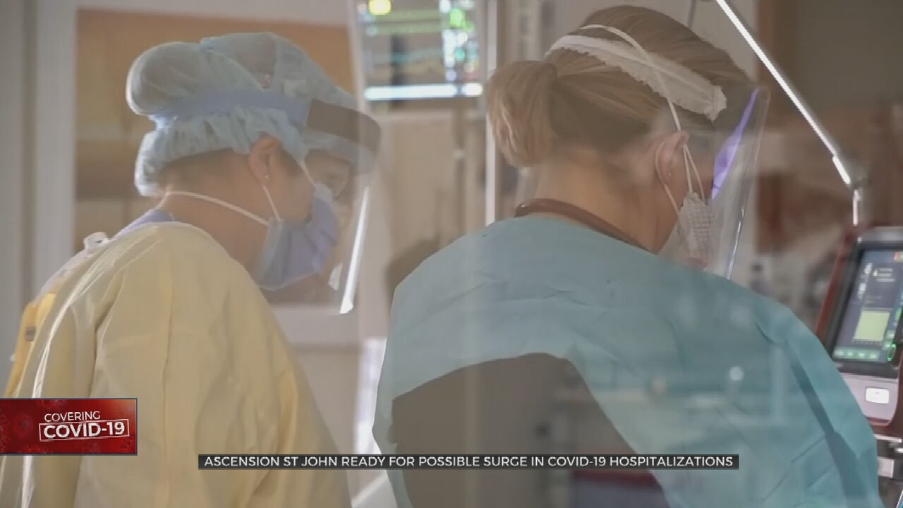 Tulsa Hospital Prepares For Increase In COVID-19 Hospitalizations