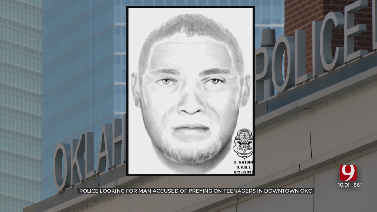 Oklahoma City Police Release Suspect Sketch After Separate Kidnapping Attempts Downtown 