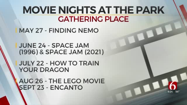 Tulsa's Gathering Place Hosts Family-Friendly Movie Nights In The Park