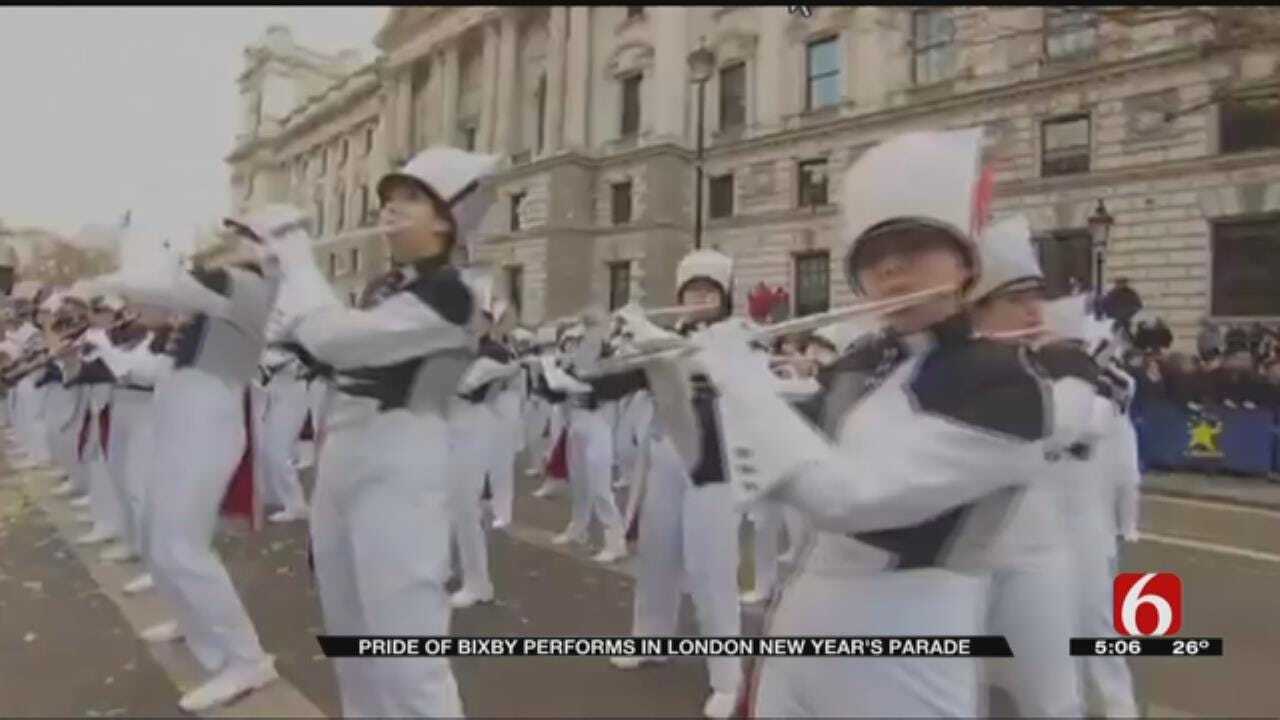Pride Of Bixby Performs In London's New Year's Day Parade