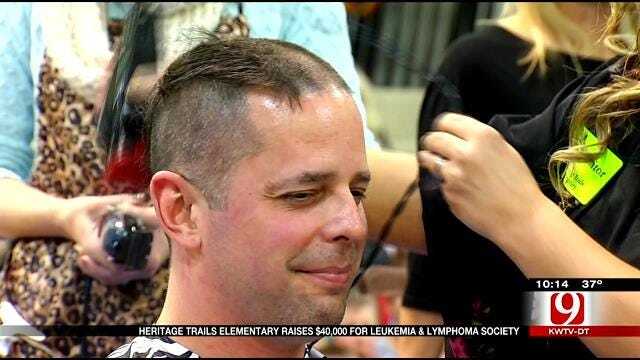 Moore Students Raise Money And Shave Their Heads For Local Cancer Society