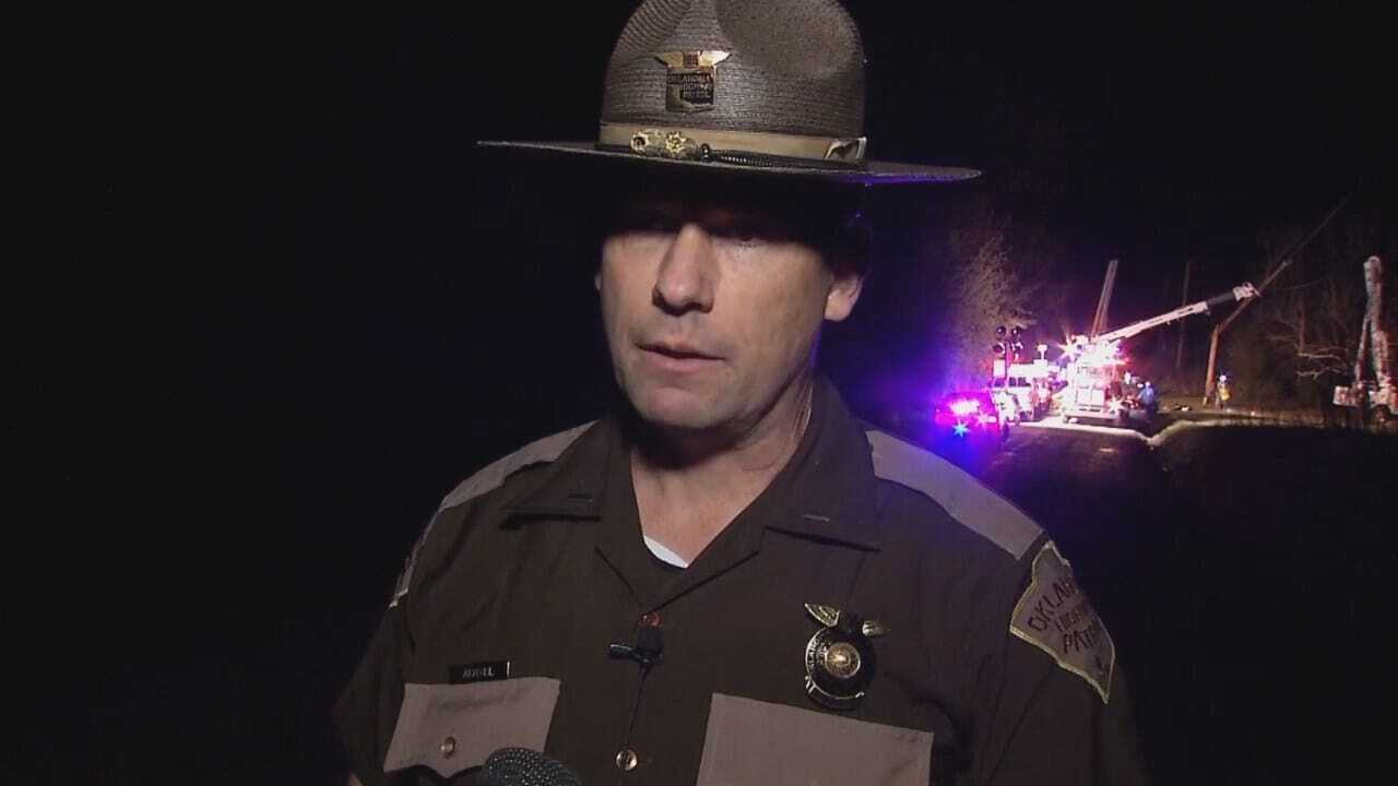 WEB EXTRA: OHP Trooper On Fatal Coweta Wreck