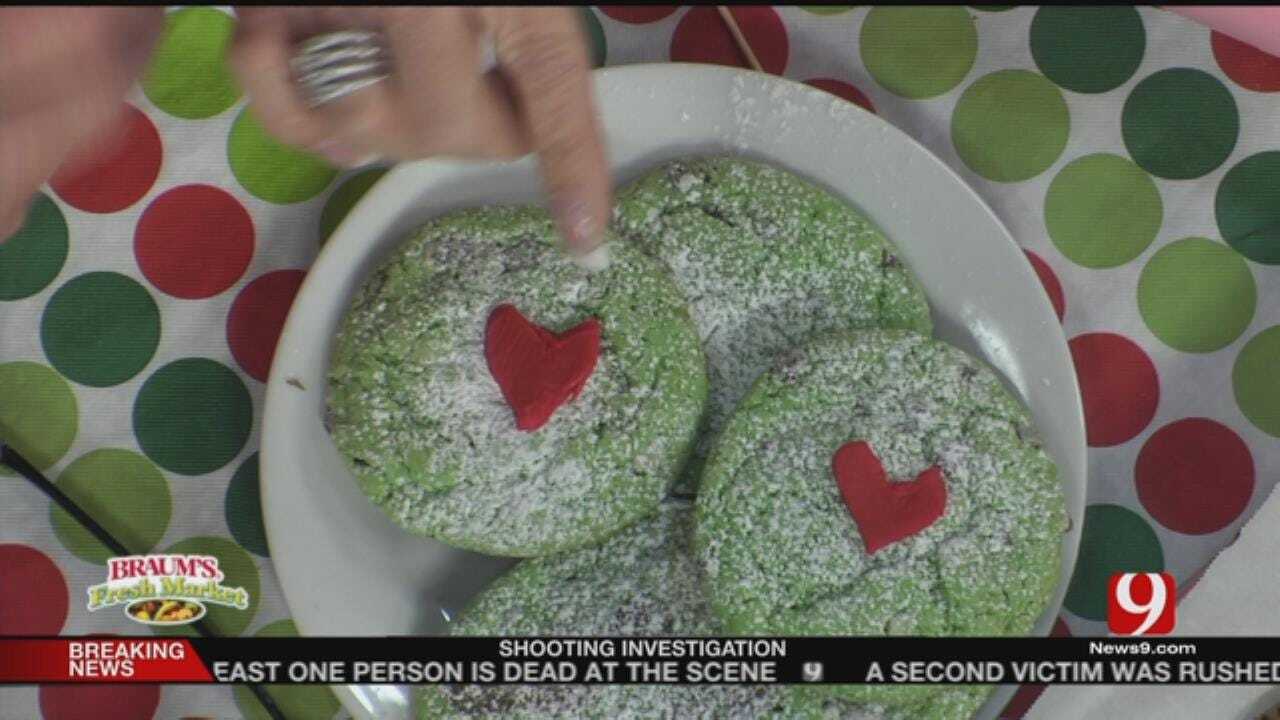 Peppermint Grinch Crinkles