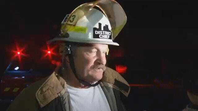 WEB EXTRA: Tulsa Fire District Chief Ron Sweeny Talks About House Fire